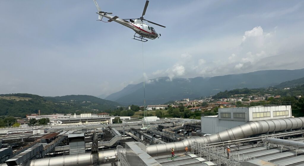 Tecnologia e Sicurezza nei lavori in quota in cantiere: quando il “supporto” arriva dal cielo